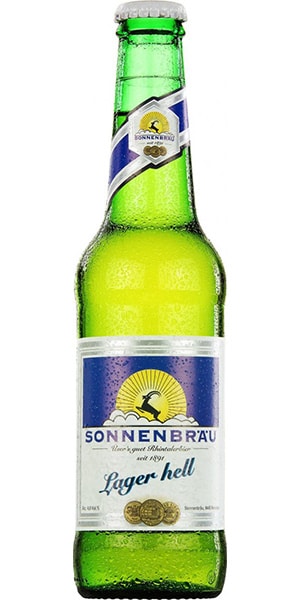 Sonnenbräu Lager Bier hell 4,8% Vol. 3 Pack mit je 10 x 33 cl