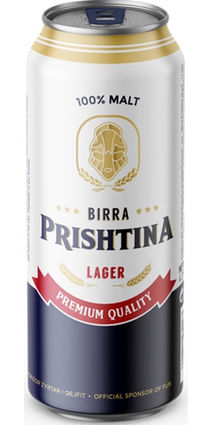 Birra Prishtina Bier 4,2% - 24 x 50 cl Dose Kosovo
