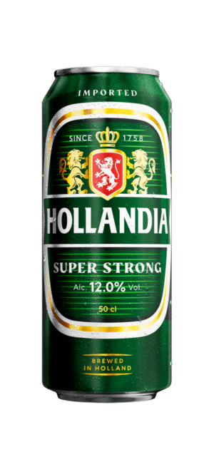 Swinkels Family Hollandia Etra Strong 12% Vol. 24 x 50 cl Dose Holland