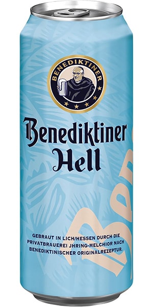 Benediktiner Bier Hell 5% - 24 x 50 cl Dose
