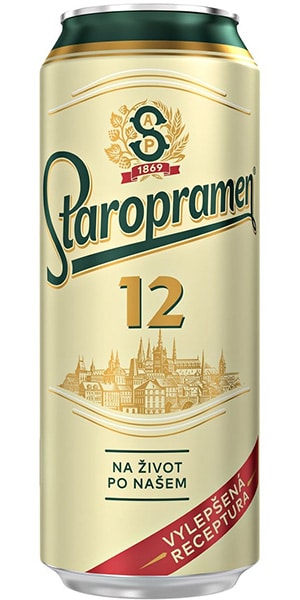 Staropramen Bier Helles Lagerbier 5,2% - 24 x 50 cl Dose