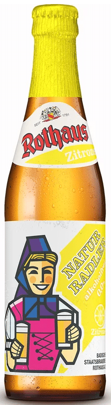 Rothaus Natur Radler Zitrone alkoholfrei 24 x 33 cl